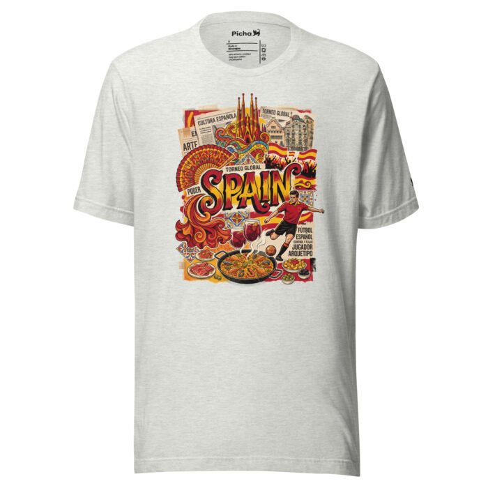 Spain Beautiful Noise Unisex T-Shirt - Image 26