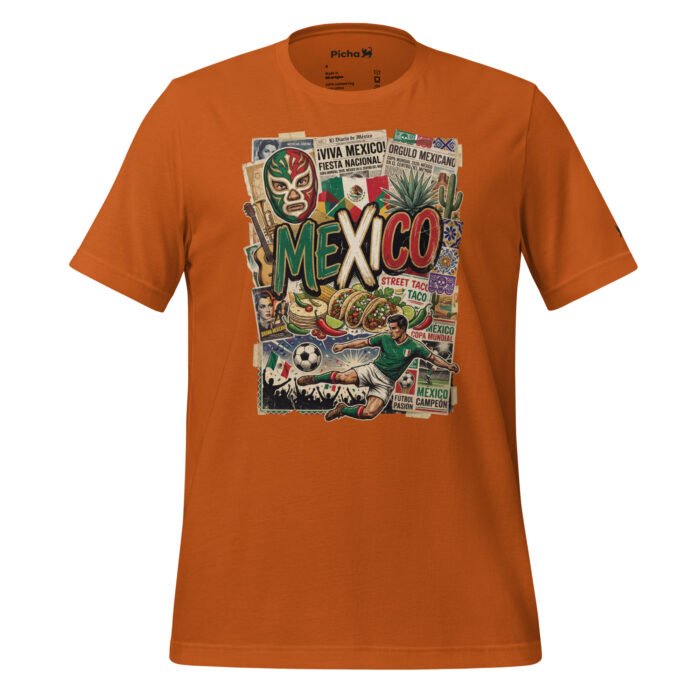 Mexico Beautiful Noise Unisex T-Shirt - Image 24