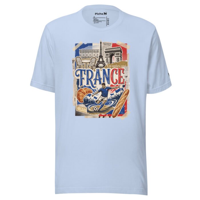 France Beautiful Noise Unisex T-Shirt - Image 41