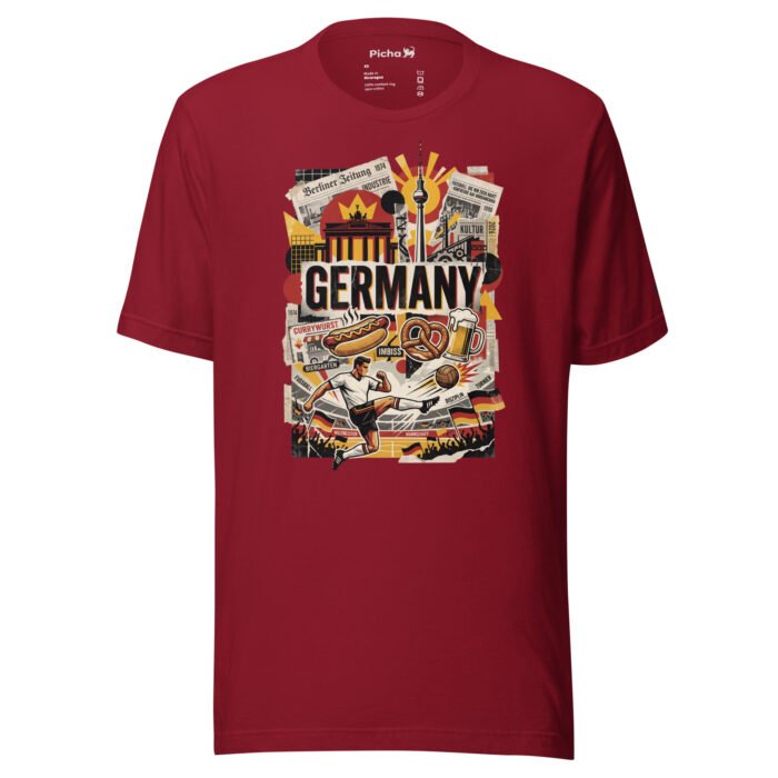 Germany Beautiful Noise Unisex T-Shirt - Image 15