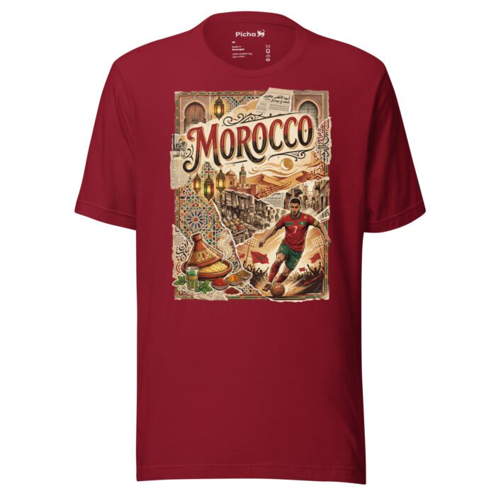 Morocco Beautiful Noise Unisex T-Shirt - Image 12