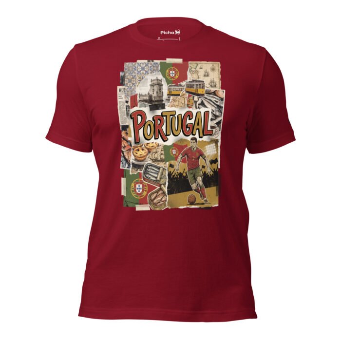 Portugal Beautiful Noise Unisex T-Shirt - Image 13