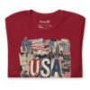 USA Beautiful Noise Unisex T-Shirt - Image 17