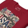 USA Beautiful Noise Unisex T-Shirt - Image 16