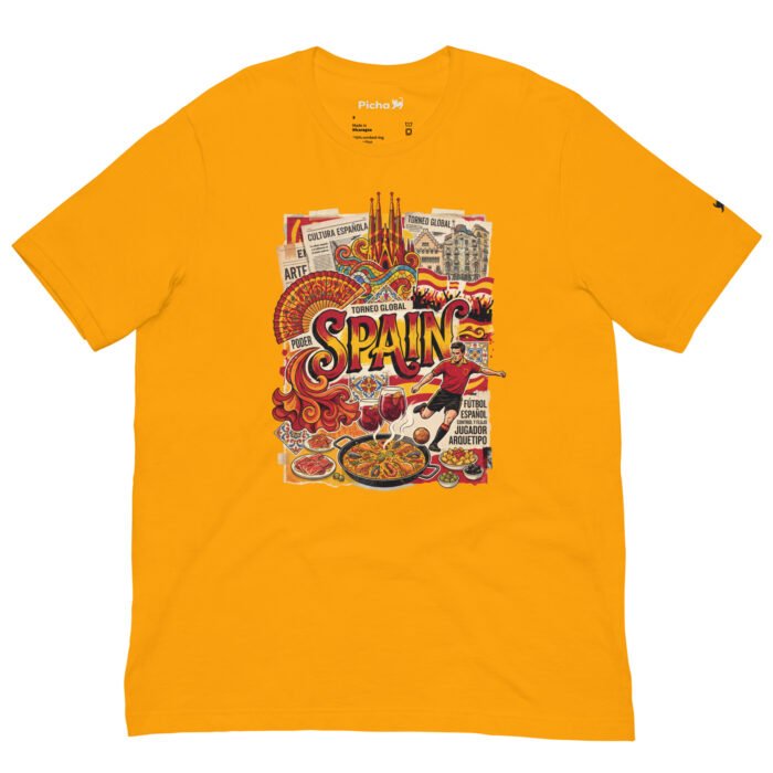 Spain Beautiful Noise Unisex T-Shirt - Image 21