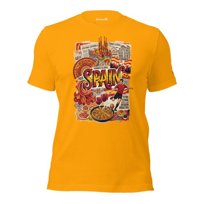 Spain Beautiful Noise Unisex T-Shirt - Image 23