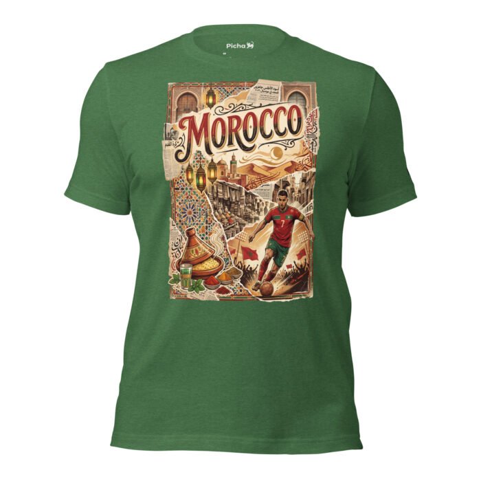 Morocco Beautiful Noise Unisex T-Shirt - Image 14