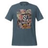 USA Beautiful Noise Unisex T-Shirt - Image 20