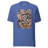 USA Beautiful Noise Unisex T-Shirt - Image 24