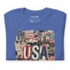 USA Beautiful Noise Unisex T-Shirt - Image 25