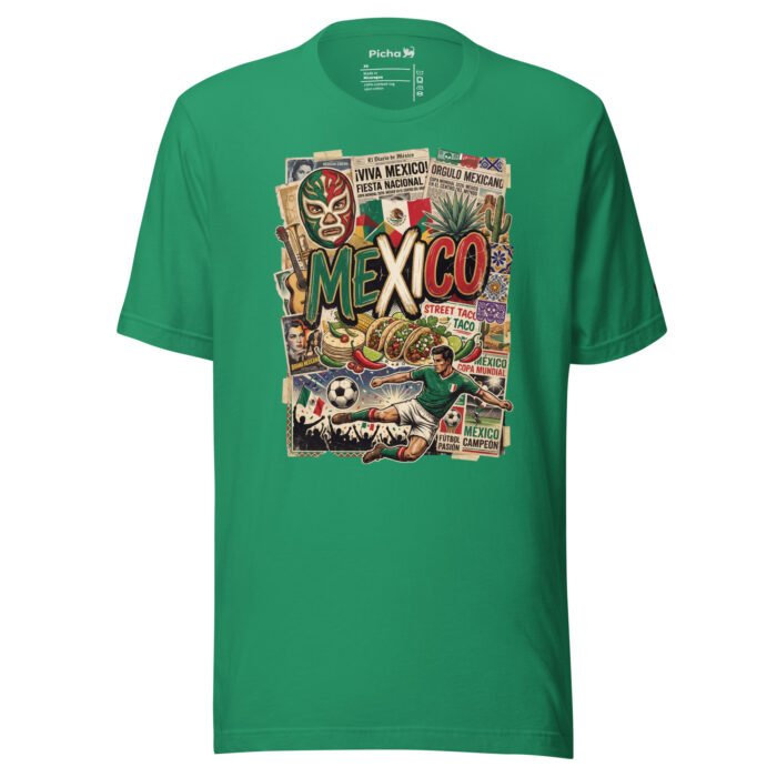 Mexico Beautiful Noise Unisex T-Shirt - Image 29