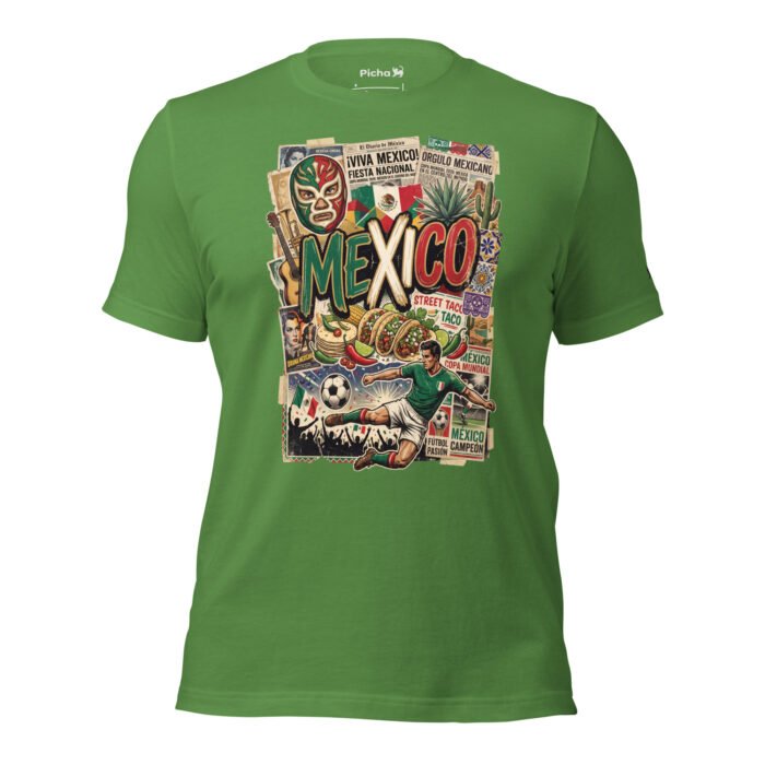 Mexico Beautiful Noise Unisex T-Shirt - Image 36