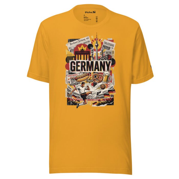 Germany Beautiful Noise Unisex T-Shirt - Image 23