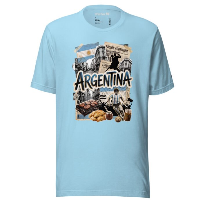 Argentina Beautiful Noise Unisex T-Shirt - Image 9