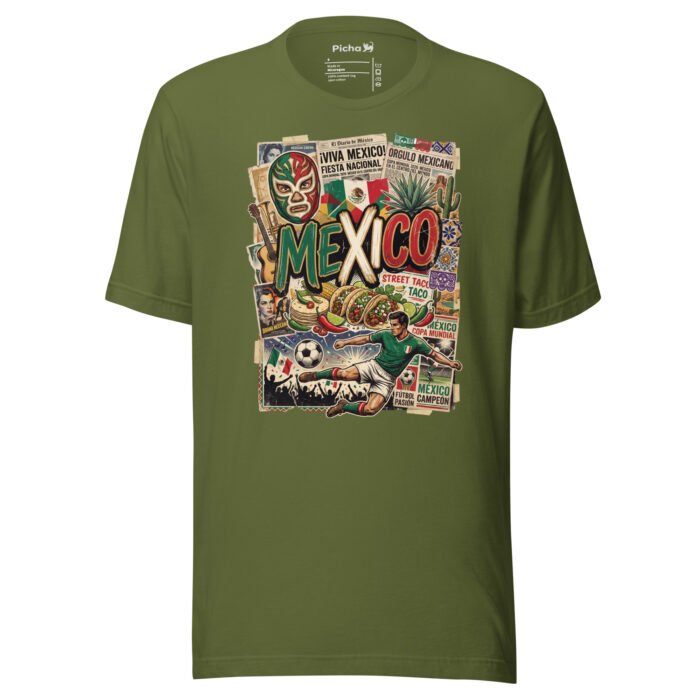 Mexico Beautiful Noise Unisex T-Shirt - Image 15