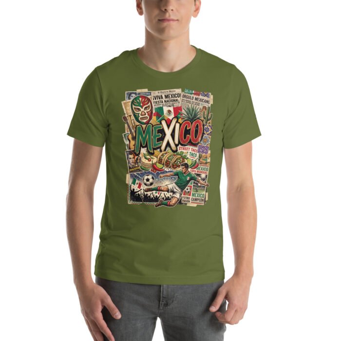 Mexico Beautiful Noise Unisex T-Shirt - Image 16