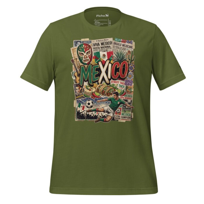 Mexico Beautiful Noise Unisex T-Shirt - Image 17