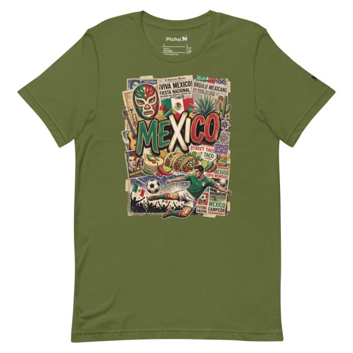 Mexico Beautiful Noise Unisex T-Shirt - Image 18