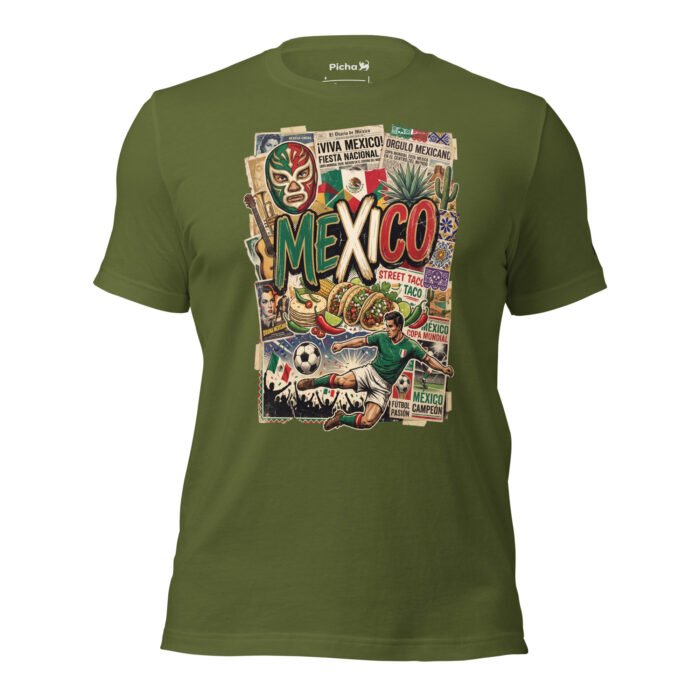 Mexico Beautiful Noise Unisex T-Shirt - Image 19