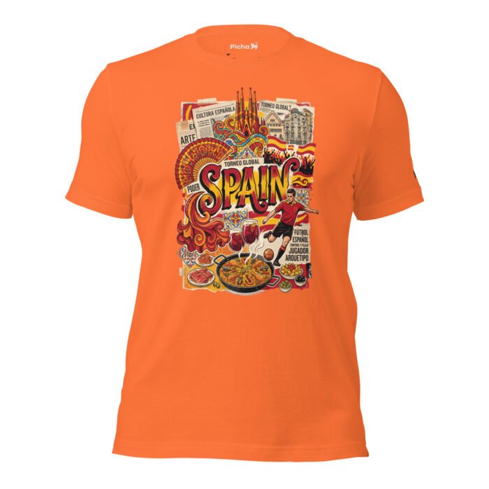 Spain Beautiful Noise Unisex T-Shirt - Image 17