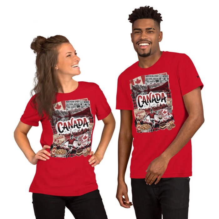 Canada Beautiful Noise Unisex T-Shirt - Image 42