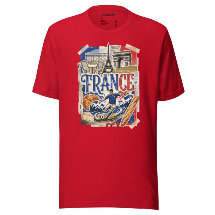 France Beautiful Noise Unisex T-Shirt - Image 21