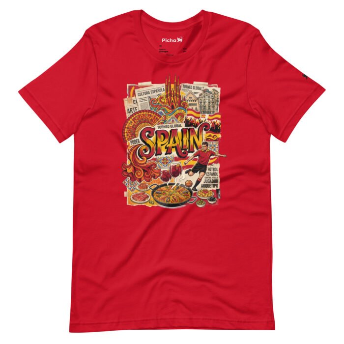 Spain Beautiful Noise Unisex T-Shirt - Image 12