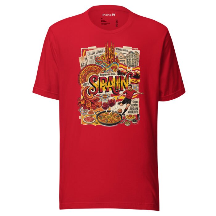 Spain Beautiful Noise Unisex T-Shirt - Image 13