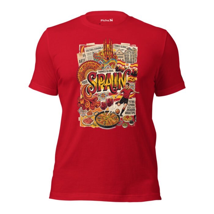 Spain Beautiful Noise Unisex T-Shirt - Image 14