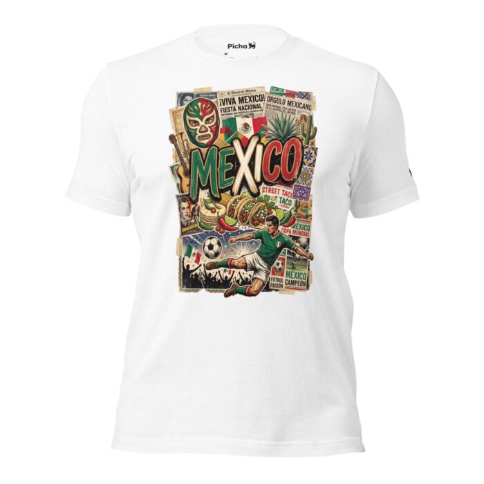 Mexico Beautiful Noise Unisex T-Shirt - Image 37