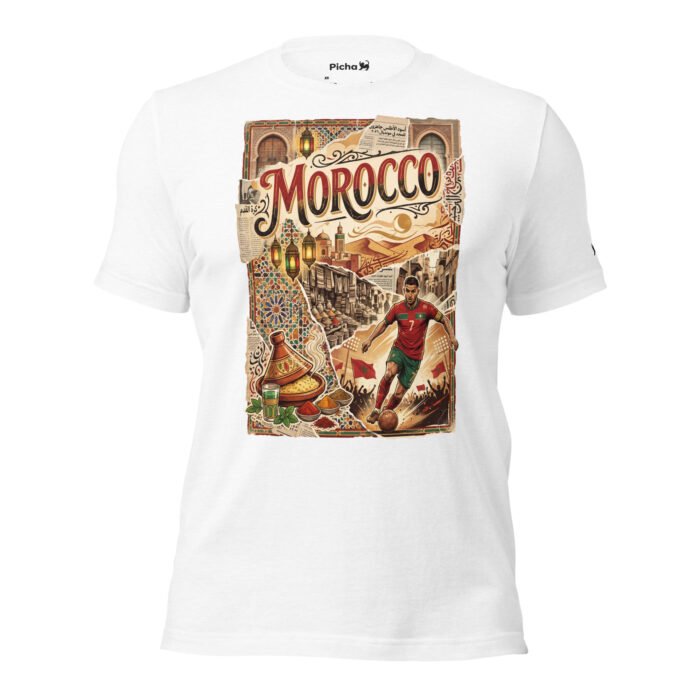 Morocco Beautiful Noise Unisex T-Shirt - Image 24