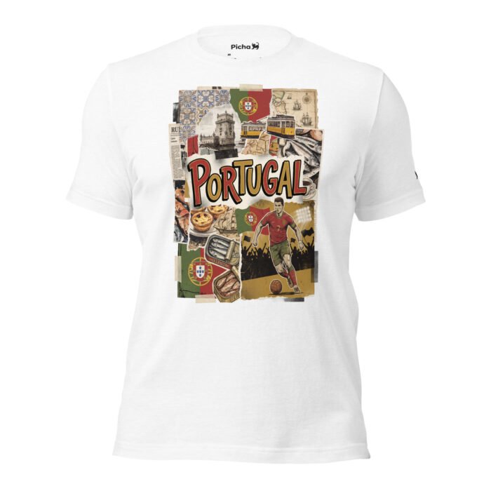 Portugal Beautiful Noise Unisex T-Shirt - Image 33