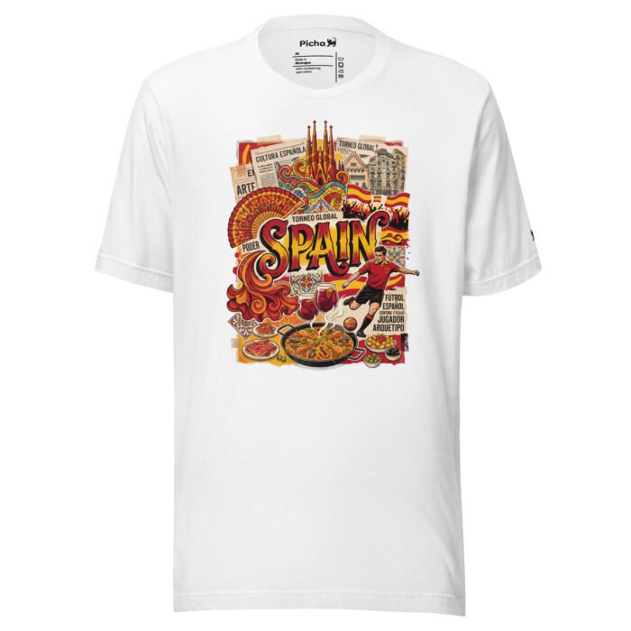 Spain Beautiful Noise Unisex T-Shirt - Image 30