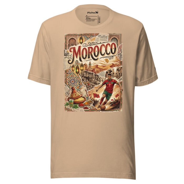 Morocco Beautiful Noise Unisex T-Shirt - Image 22