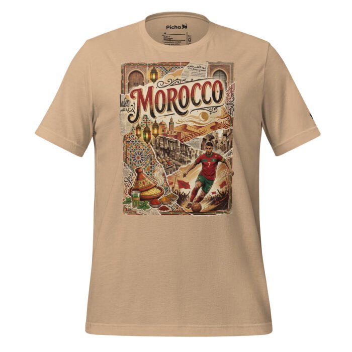 Morocco Beautiful Noise Unisex T-Shirt - Image 23