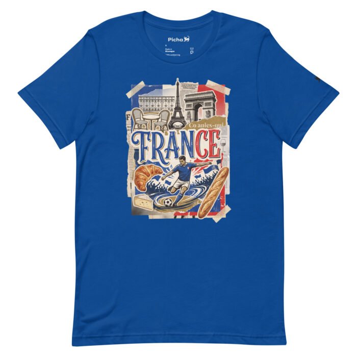 France Beautiful Noise Unisex T-Shirt - Image 28