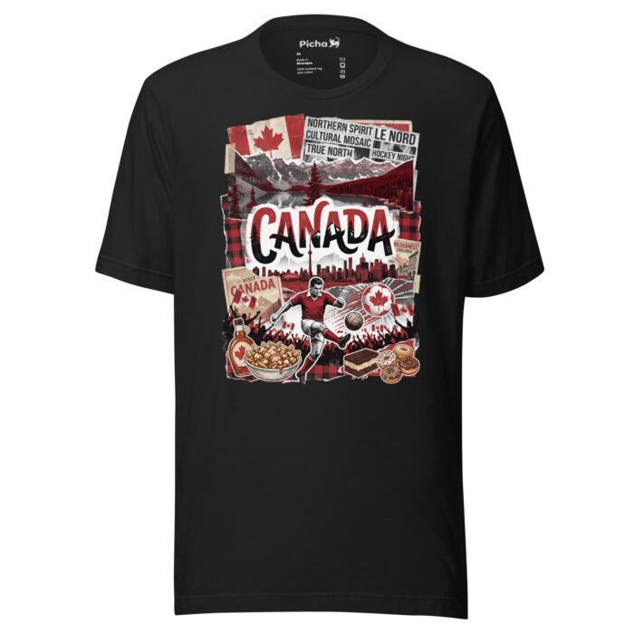 Canada Beautiful Noise Unisex T-Shirt - Image 9