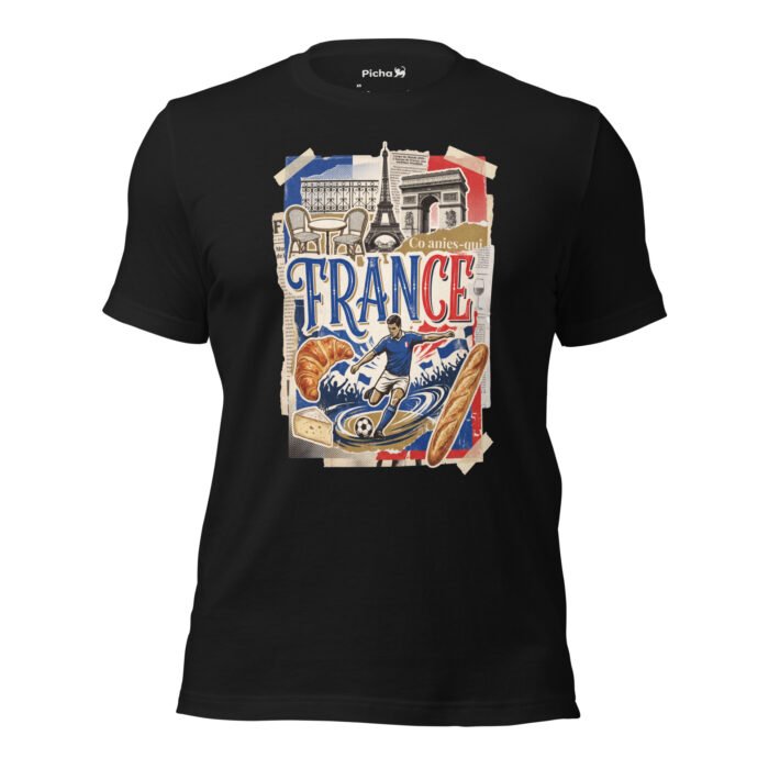 France Beautiful Noise Unisex T-Shirt - Image 11