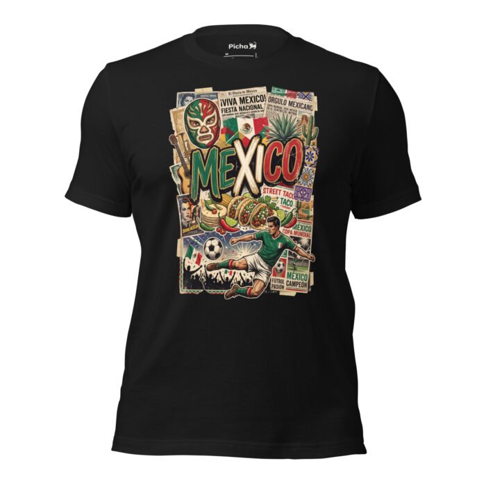 Mexico Beautiful Noise Unisex T-Shirt - Image 6