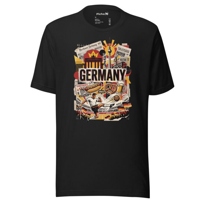 Germany Beautiful Noise Unisex T-Shirt - Image 9