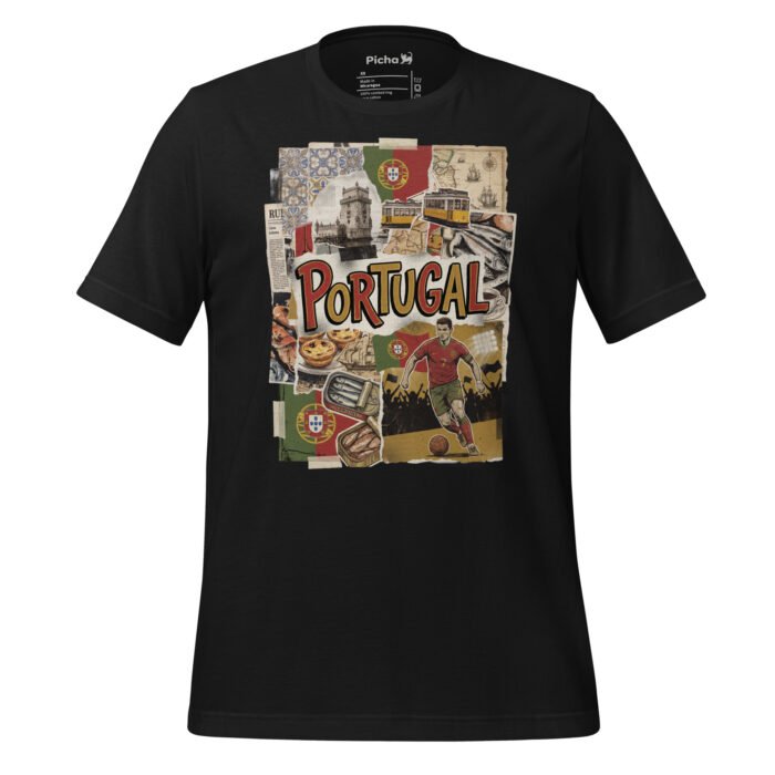 Portugal Beautiful Noise Unisex T-Shirt - Image 7