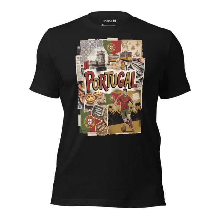 Portugal Beautiful Noise Unisex T-Shirt - Image 8