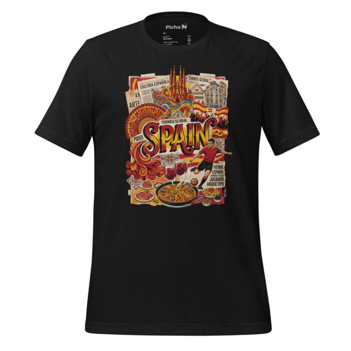 Spain Beautiful Noise Unisex T-Shirt - Image 6