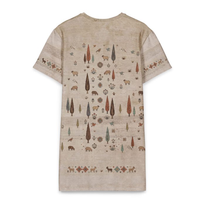 Gabbeh Pastoral Cotton T-Shirt Dress - Image 5