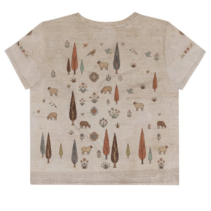 Gabbeh Pastoral All-Over Crop Tee - Image 2