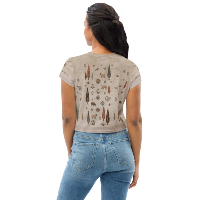 Gabbeh Pastoral All-Over Crop Tee - Image 7