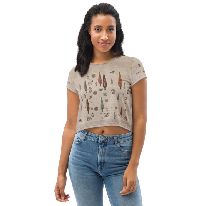 Gabbeh Pastoral All-Over Crop Tee - Image 6